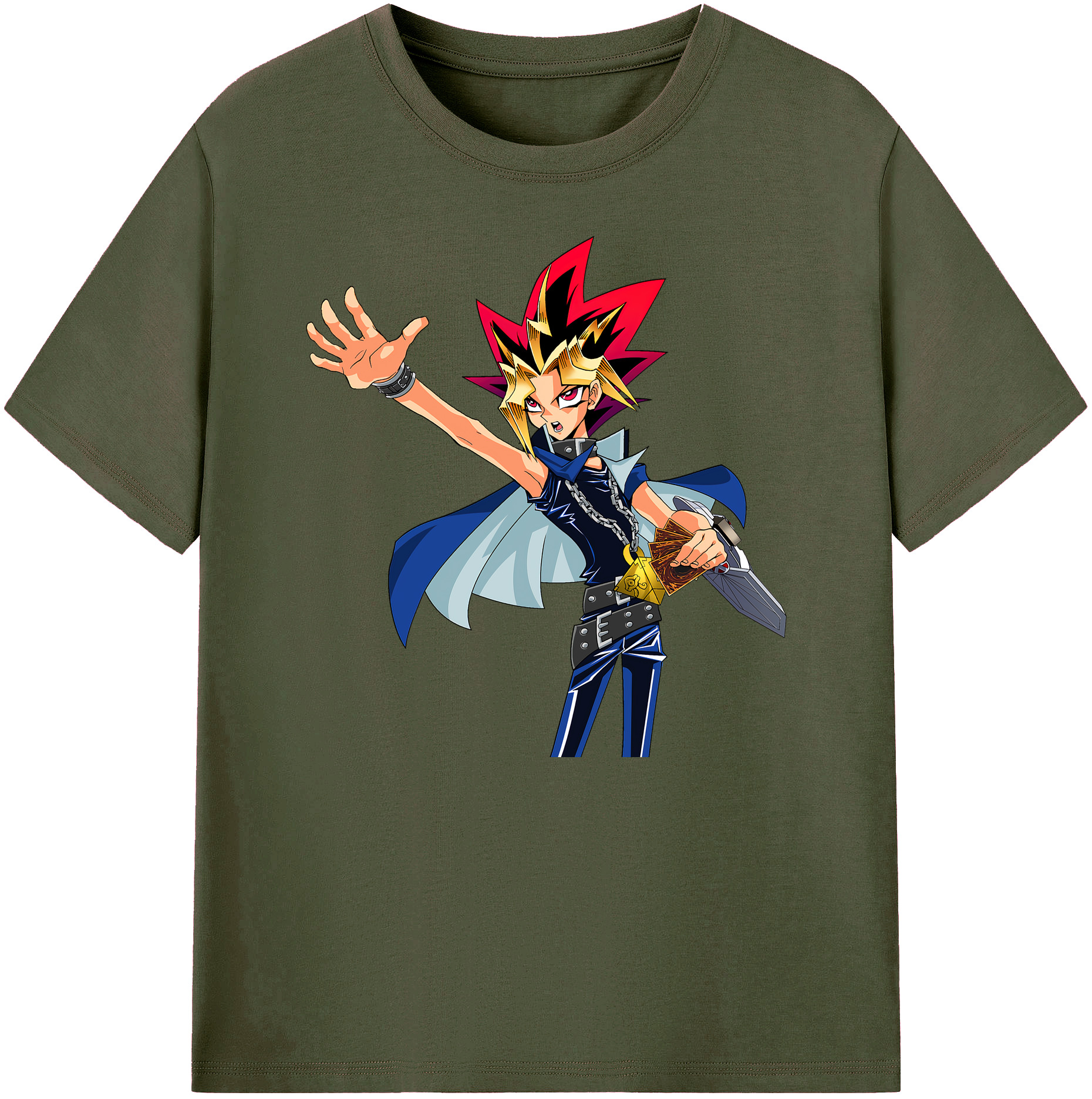 （画像用） 遊☆戯☆王 Yu-Gi-Oh! 綿100％ メンズ半袖Tシャツ｜肌触りやわらか＆通気性